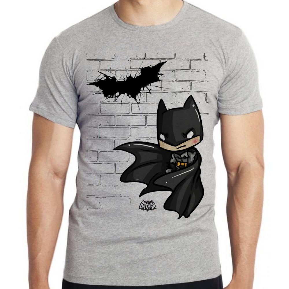 Camiseta Batman pequeno Blusa criança infantil juvenil adulto camisa todos  tamanhos | Shopee Brasil