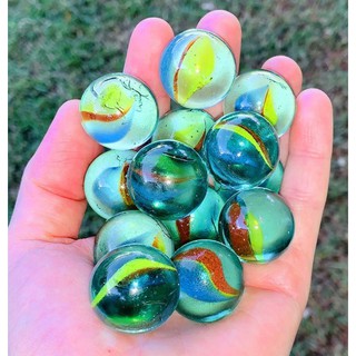 25 Bolões De Gude Bolinha Grande 25mm Esfera Vidro Importada