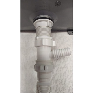 NOVO Adaptador Saída de Máquina Acoplado no Sifão do Tanque 1 1/2x1/2