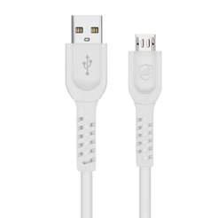 Cabo Dual Shock Micro USB V8 10W Branco - 1,2m - GShield