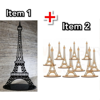 Kit Decoração Mesa Bolo E Centro De Mesa Festa Paris Nf em Oferta na Shopee