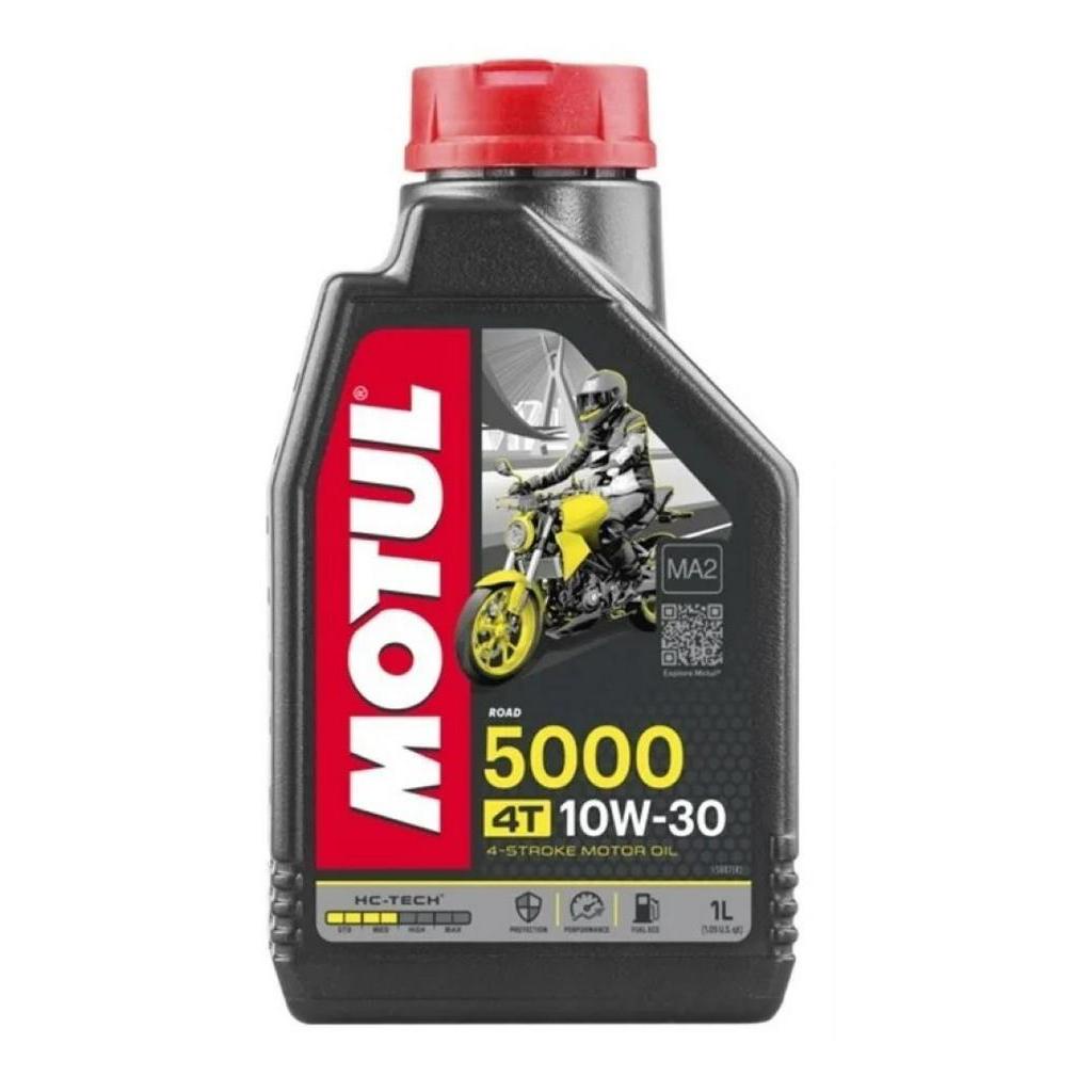 Oleo Semissintetico Motor Motos Motul 5000 10w30 Api Sl Sj Honda Lead 110 Pcx 150 Cg Titan Fan Cargo Start Injeção Cb 500 Cb 600 Hornet - 1 Litro