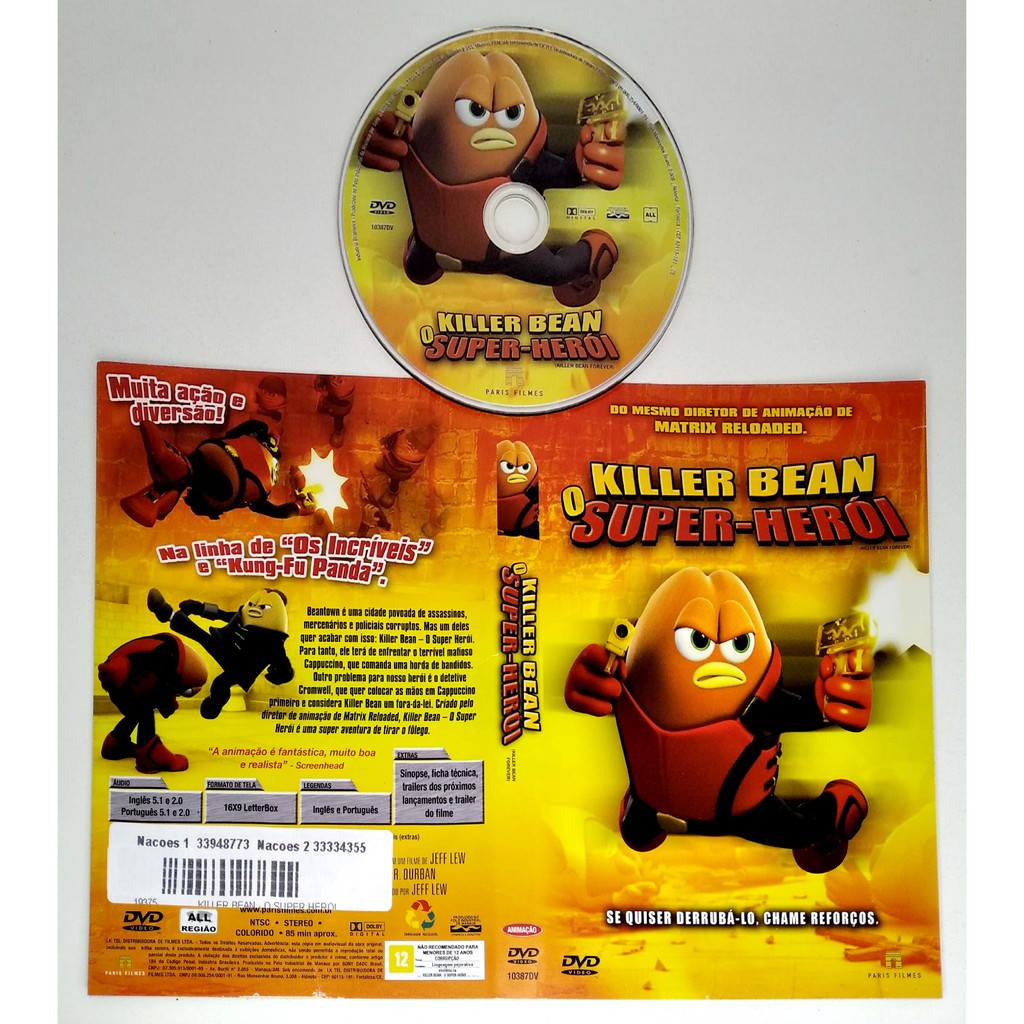 DVD KILLER BEAN O SUPERHERÓI ORIGINAL Shopee Brasil