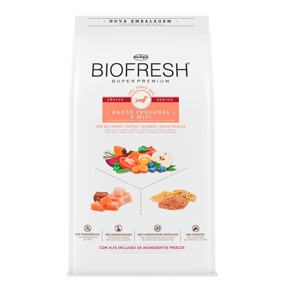 Ração Biofresh Cães Sênior Raças Pequenas e Mini – 10,1Kg em Oferta na Shopee