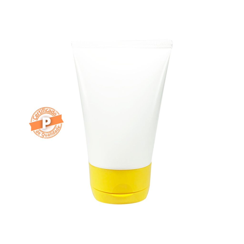 Bisnaga Plástica Branca 110ml C/ Tampa Flip Top (20 Unidades)