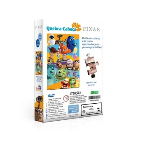 Quebra Cabeça Disney Pixar 100 Peças - Toyster 8052