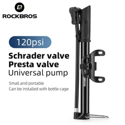 ROCKBROS Bomba De Ar De Bicicleta 120PSI De Alta Pressão AV/FV