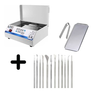 Estufa Esterilizador Manicure Kit 12 Podologia Profissional P em Oferta na Shopee