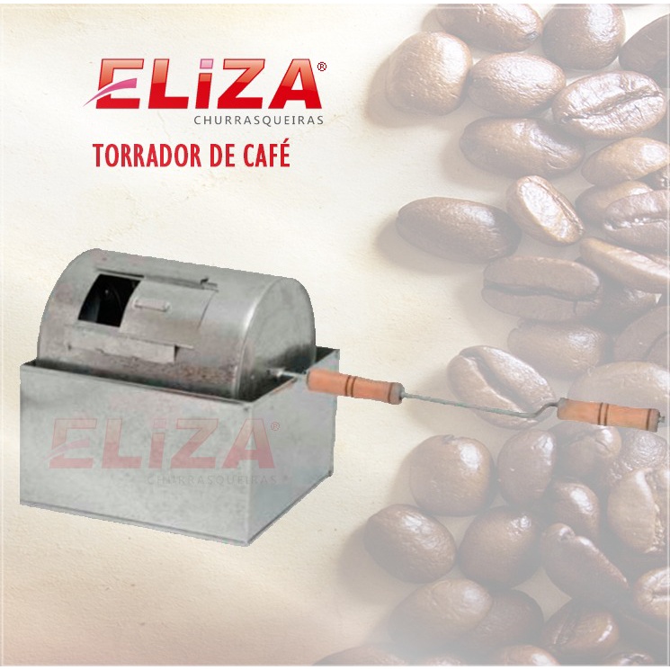 Torrador De Café 12 Litros Galvanizado Manual top vendas ACABAMENTO SUPERIOR