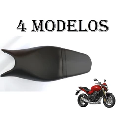 Capa Do Banco Honda Cb 600 Hornet-No Modelo Original/Antiderrapante/Carbono Com Cinta