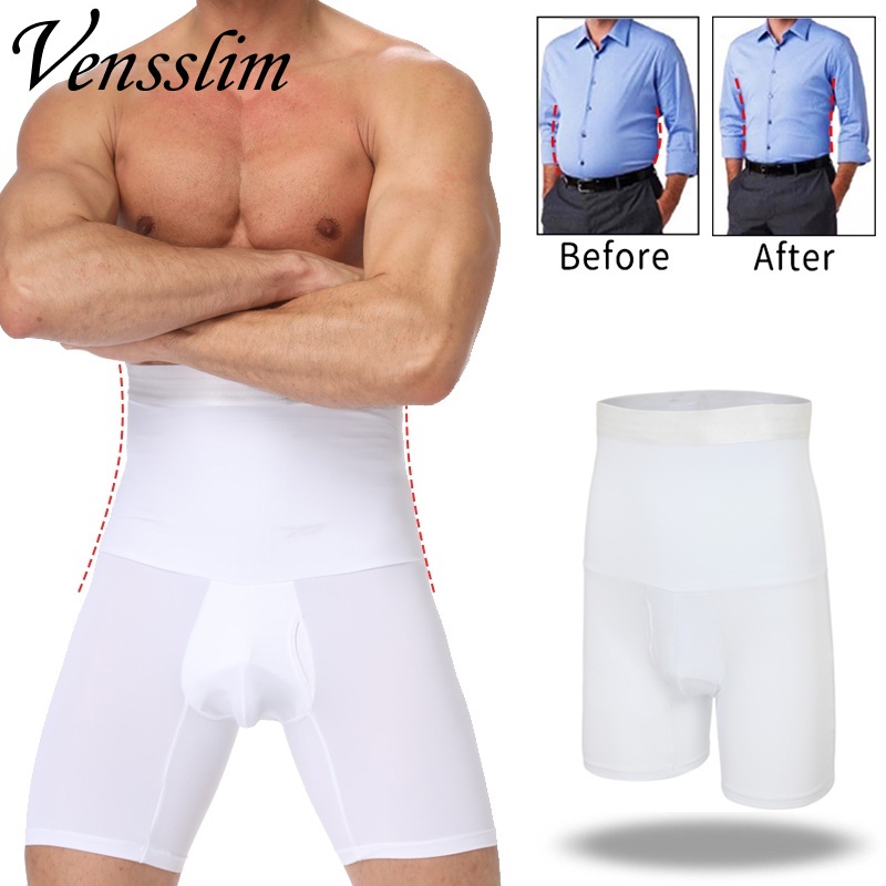 Venslim Modelador De Corpo Masculino , Cintura , Controle De Emagrecimento , Calça De Compressão Barriga , shorts De Tre