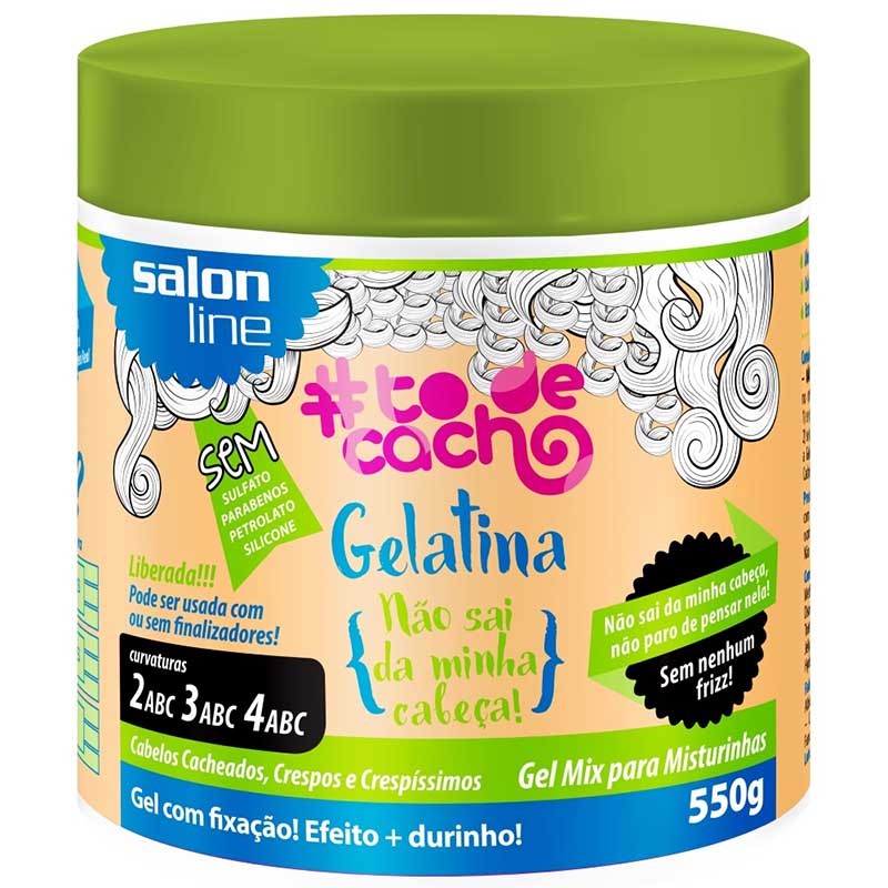 Gelatina Salon Line Nao Sai Da Minha Cabeca 550g Shopee Brasil