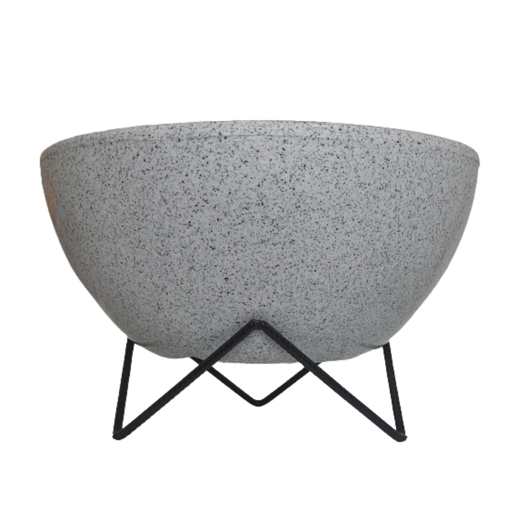 Vaso de planta bacia  polietileno com suporte 26x13cm em Oferta na Shopee