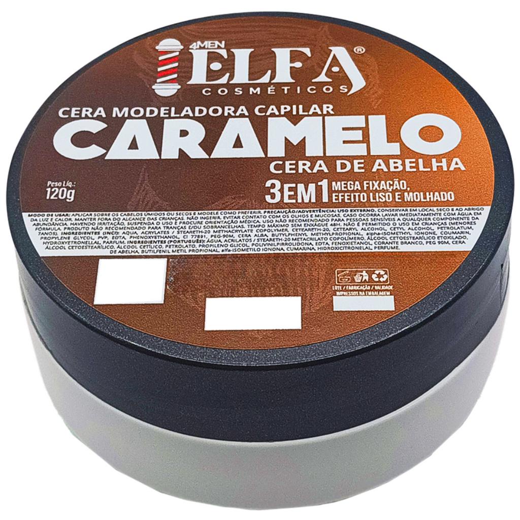 Pasta Modeladora Capilar Caramelito  Elfa For Man 120g em Oferta na Shopee