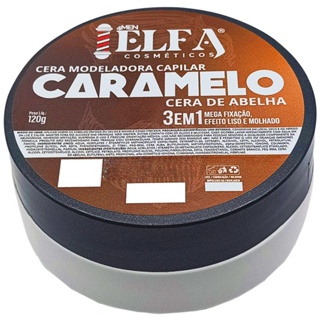 Cera Modeladora Capilar Caramelito  Elfa For Man 120g em Oferta na Shopee