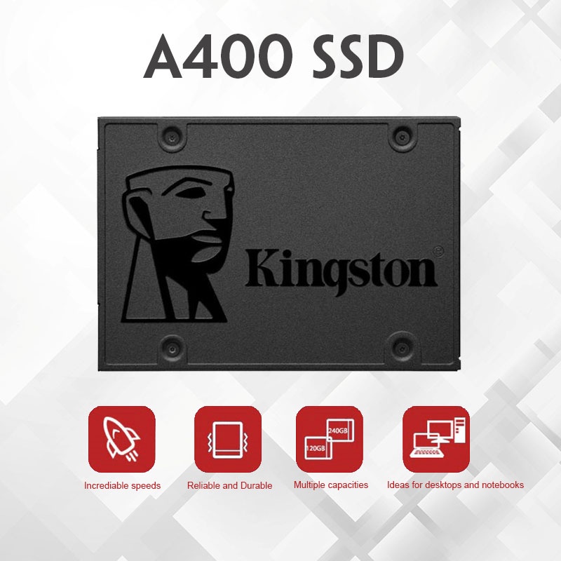 Kingston Digital A400 SSD 120GB 240GB 480GB SATA 3 2,5 Polegadas Disco Rígido Interno De Estado Sólido HD Notebook PC