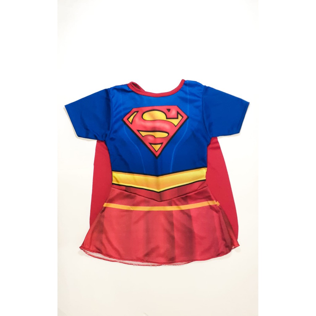 Fantasia Infantil - Supergirl Com Máscaras De E.v.a em Oferta na Shopee