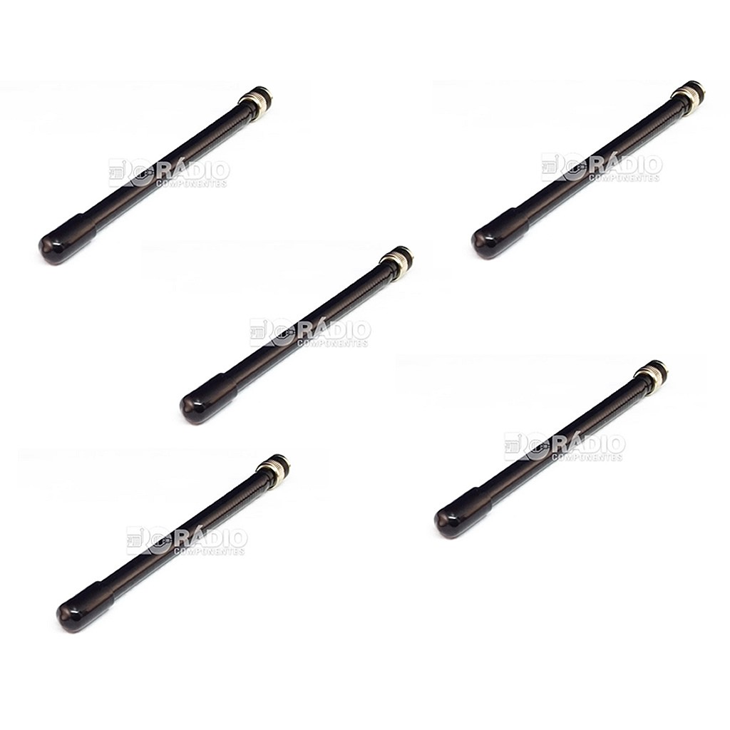 Combo 5 Antena Vhf Fa-b2e Para Rádio Icom ic-V8 ic-V82 ic-V85