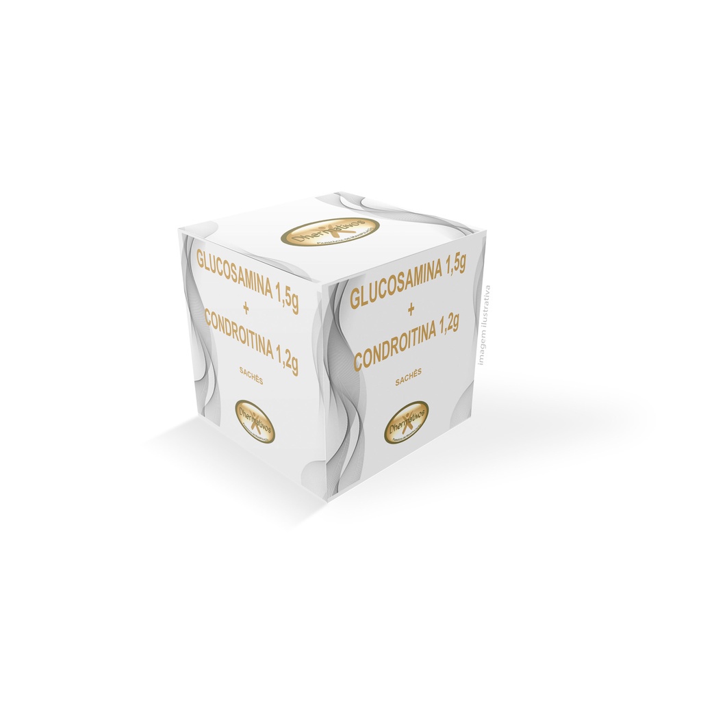 Glucosamina 1,5g + Condroitina 1,2g Ref. Laranja- 60 Sachês