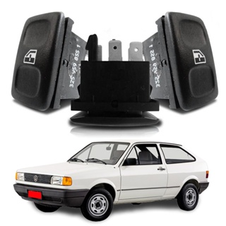 Interruptor Botão Vidro Elétrico Simples Gol Quadrado Santana 1988 até 1996 Cor Verde 6 Pinos em Oferta na Shopee