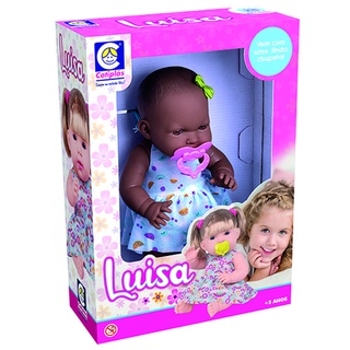 Boneca Luisa Negra Pequena Cotiplás