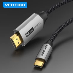 Venção Tipo C Para HDMI 4K 60Hz 3D Visual HDCP 2.2 Telefone TV Screen Display USB-Cabo Coverter PC Projetor