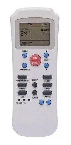 Controle Remot Ar Condicionad Carrier Springer R14a/ce 7070 REF:02G9