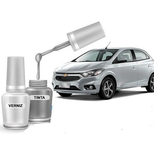 Tinta Tira Risco Automotivo Para Chevrolet Onix Prata Switchblade