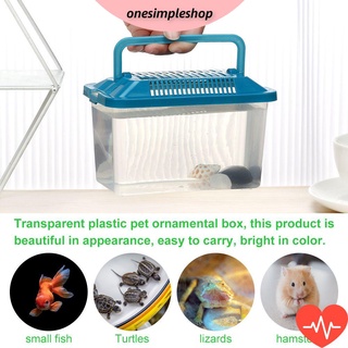 Tigelas Transparência Portátil De Plástico Para Aquário/Produtos Animais De Estimação