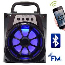 Caixa Som Amplificada Goldenultra Portátil Via Bluetooth Mp3 Usb Fm