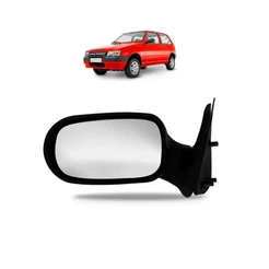 Retrovisor Uno Fire Flex 2 Portas 2005 A 2010 Sem Controle