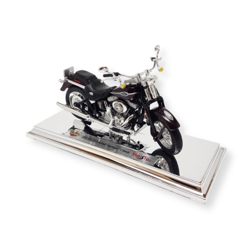 Miniatura Moto Harley FLSTCI Softail Springer Classic 2005
