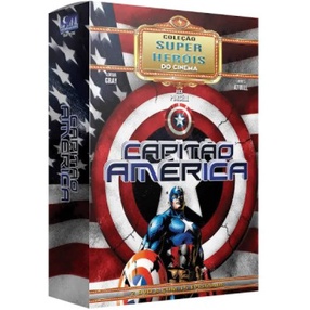 DVD BOX -  Box Capitão América Coleção Super Heróis Do Cinema 02 Dvds