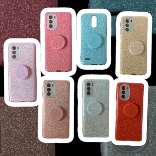 Capa Capinha Feminina com Pop com Brilho para Moto E7 Power