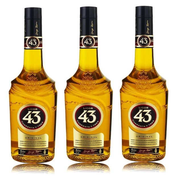 Kit Licor 43 Diego Zamora 700ml 3 unidades