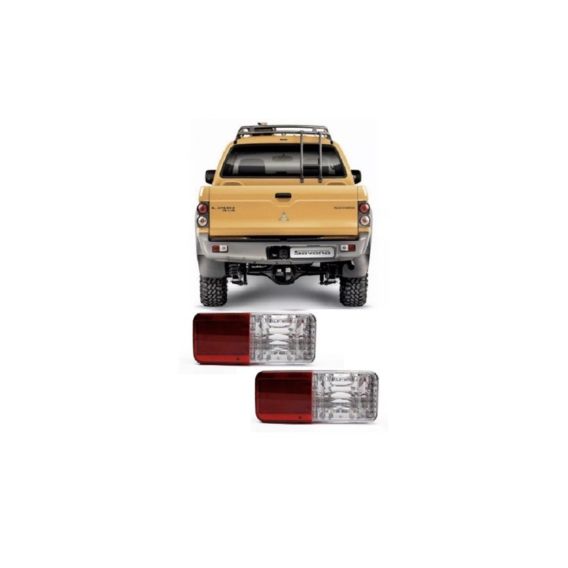 Par Lanterna Ré Parachoque Mitsubishi L200 Outdoor Savana Promo