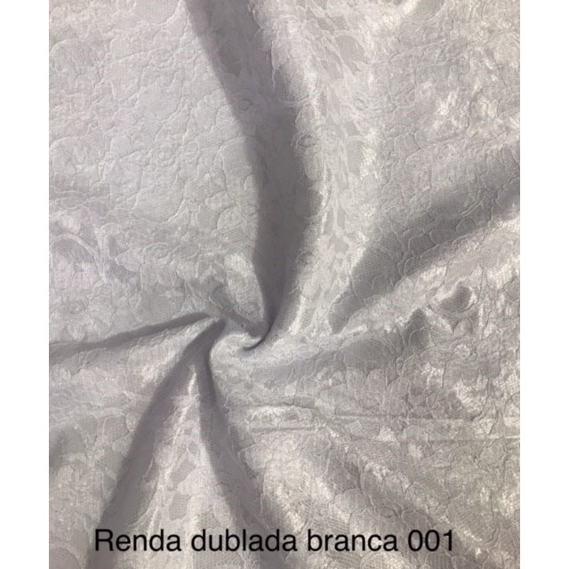 Tecido Renda Dublada Ou Renda Forrada 1.00 X1.50 Larg. Vestidos,blusa,saias