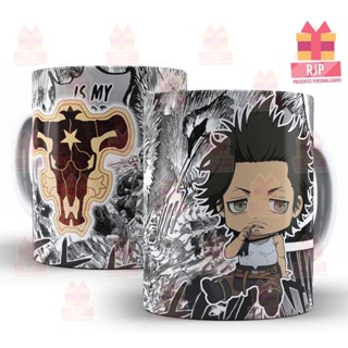 Caneca Anime Black Cover Chibi Yami Sukehiro em Oferta na Shopee
