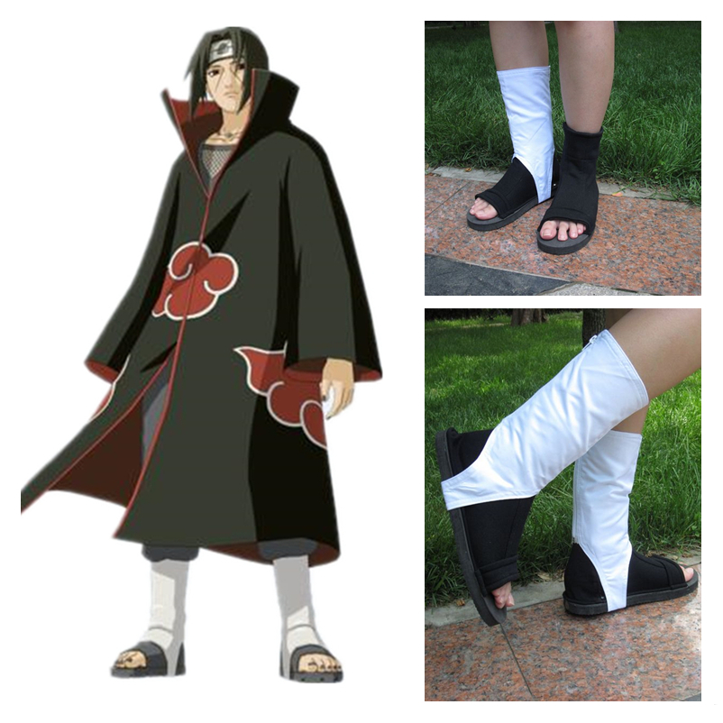 Sapatos Cosplay Naruto Akatsuki Nanja Festa De Natal Do Dia Das Bruxas Sandálias Botas Chinelos