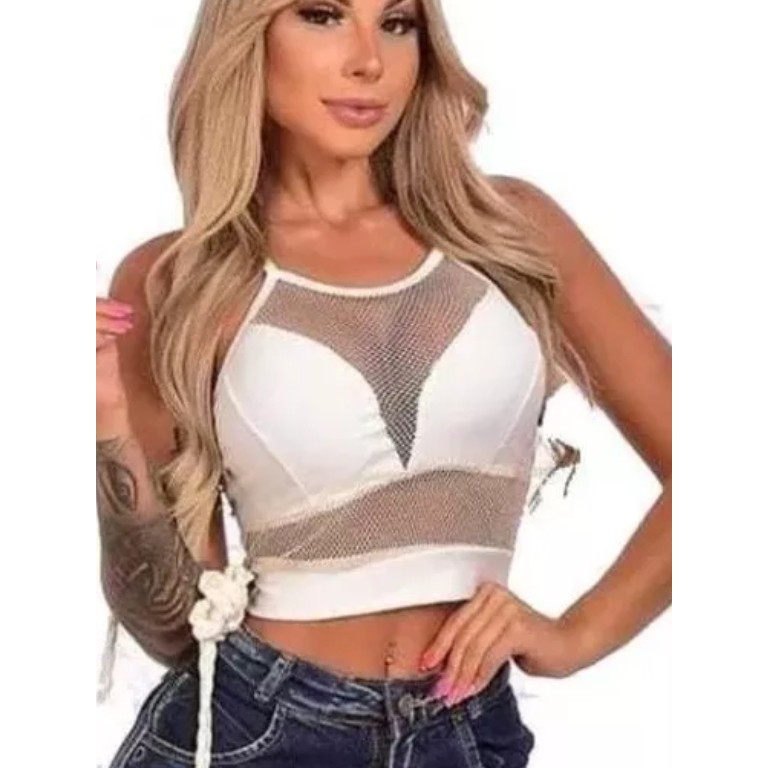 Kit 10 Cropped modinha balada atacado