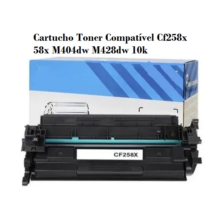 Cartucho Toner Compatível Cf258x 58x M404dw M428dw 10k