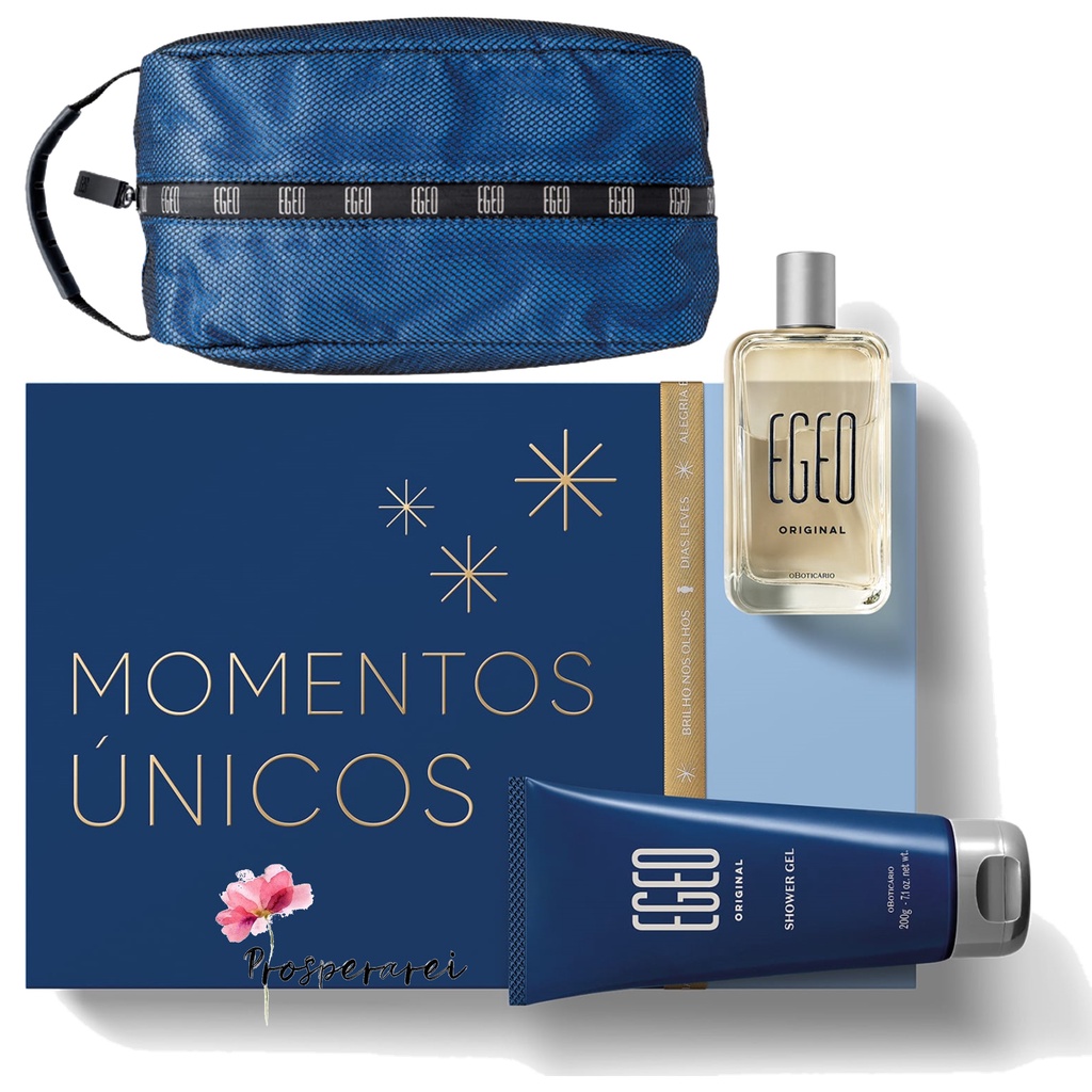 O Boticário Kit Presente de Natal Egeo Original (3 itens)