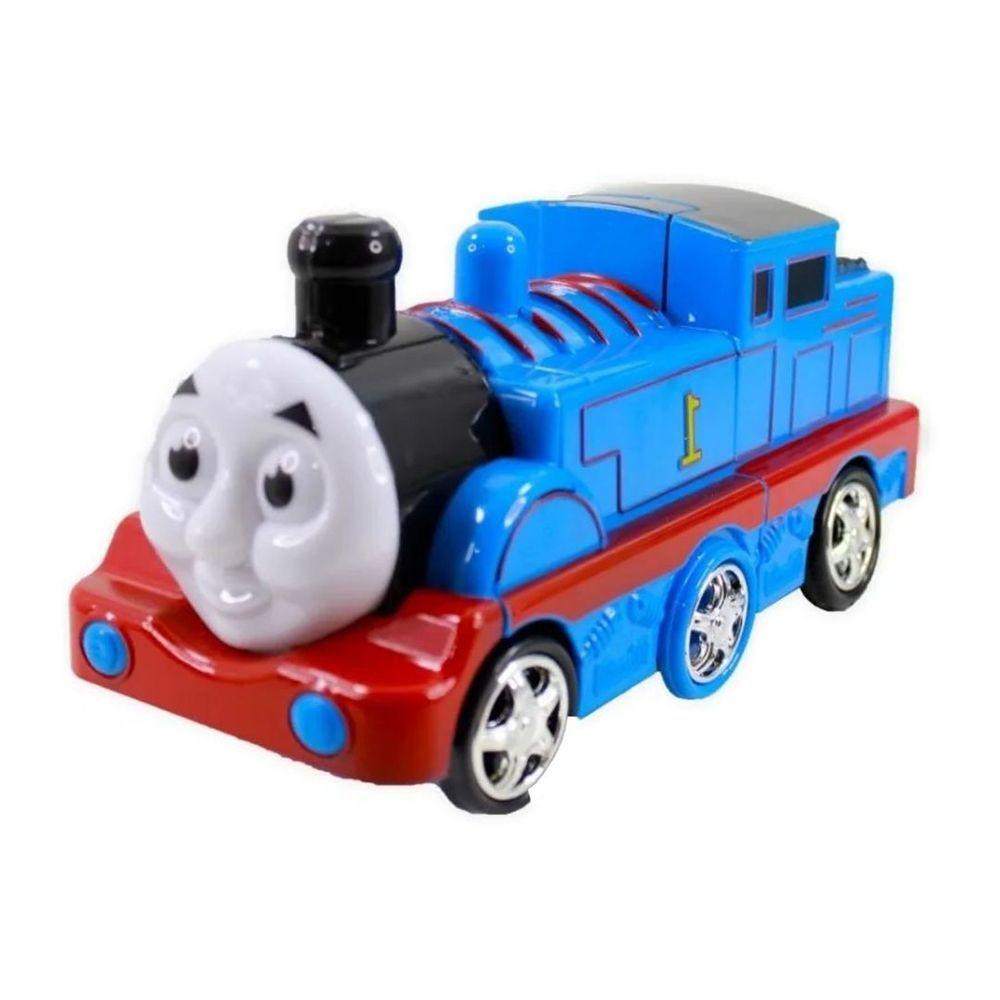 Trem Thomas Transformes Luz e Som Bate e Volta