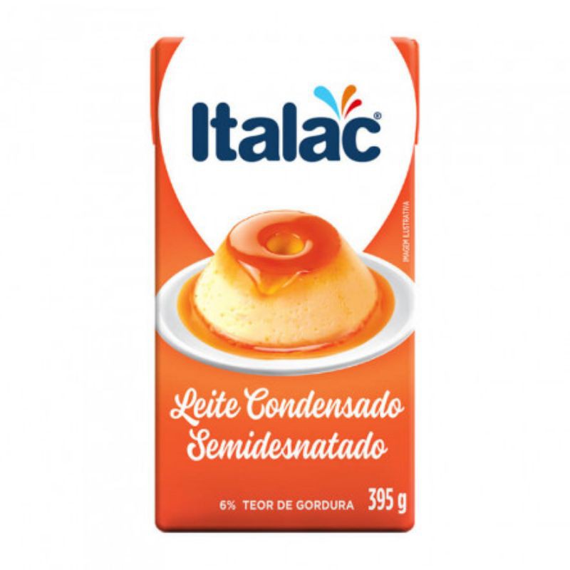 Kit 10 Leite Condensado Semidesnatado Italac Caixa
395g
