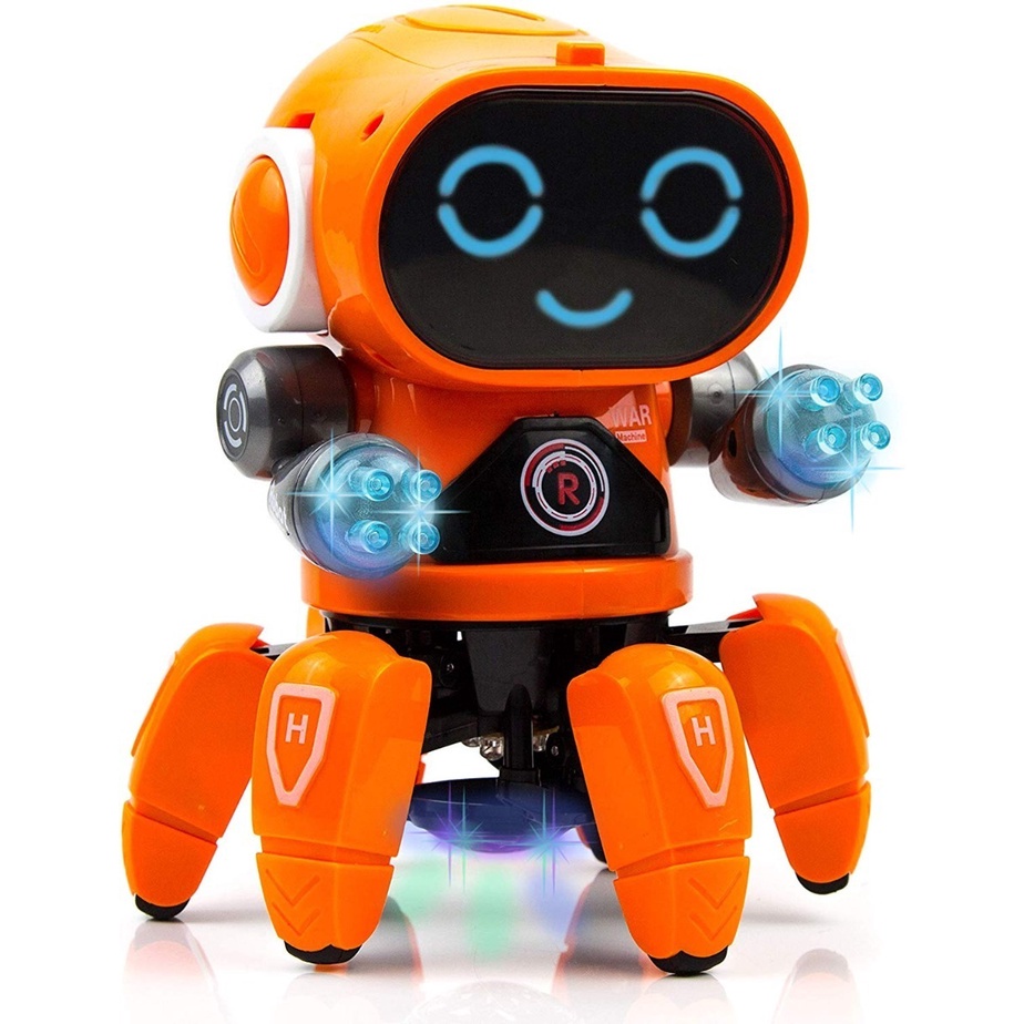 Boneco Robo Divertido Musical Com Luzes Bot Robot Pioneer | Shopee Brasil