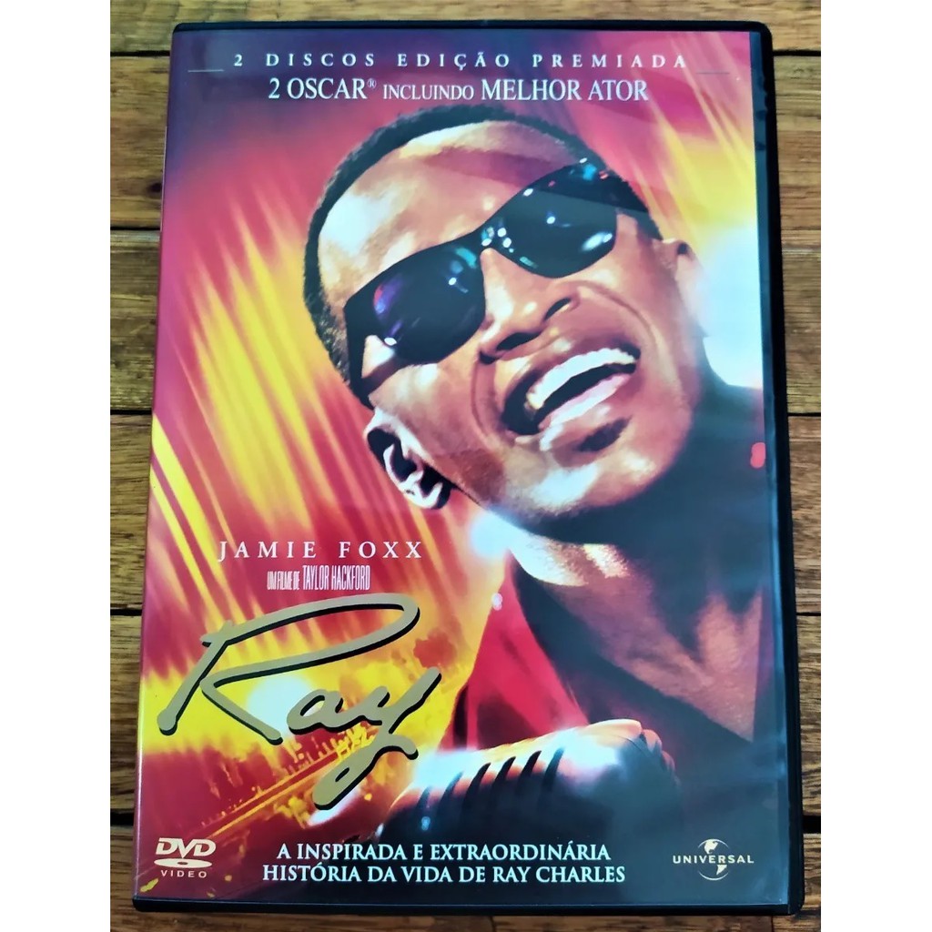 Ray - Jamie Foxx - Ray Charles - Dvd Duplo Original Dublado - Escorrega ...