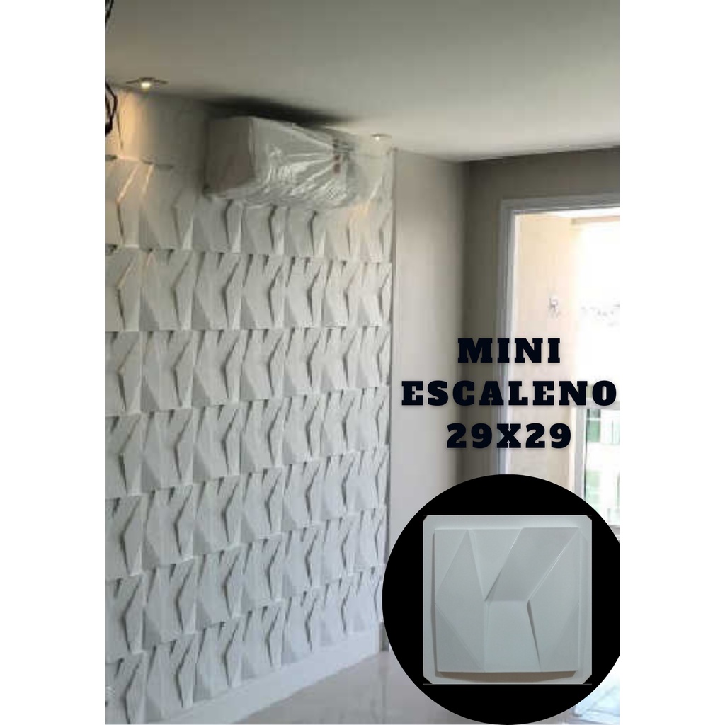 Molde/Forma de Gesso 3D Modelo: Mini Escaleno 29x29