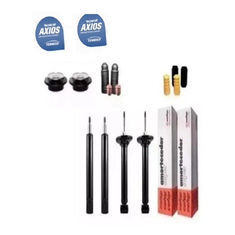 Kit Completo Amortecedor Gol G2 G3 G4 Cofap+ Coxim Axios