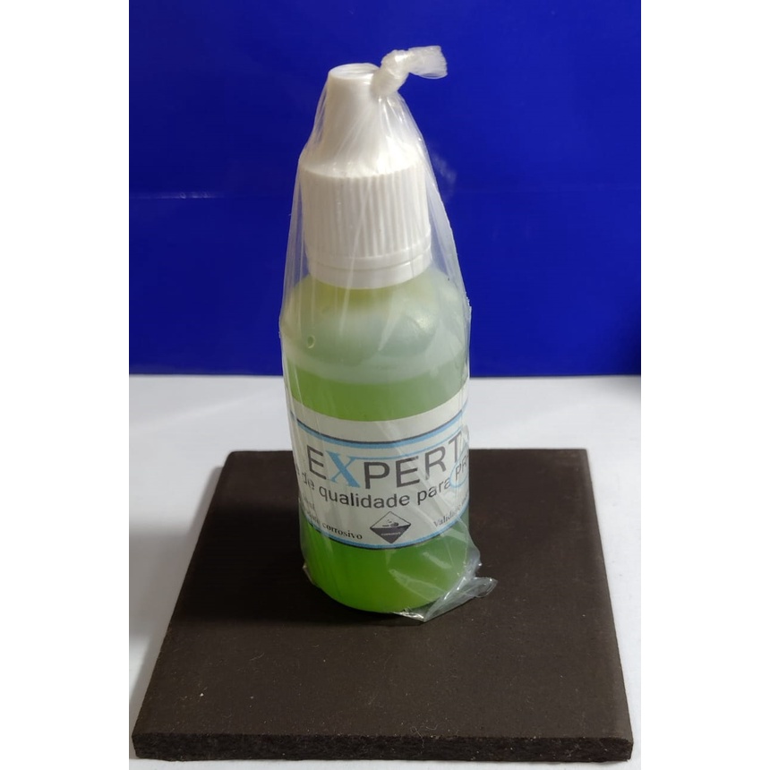 Teste Prata 950 e Prata 925  Perfeição 1 Vidros Teste 30 Ml + 1 Pedra de 7.50  Cm x 7.50 Cm