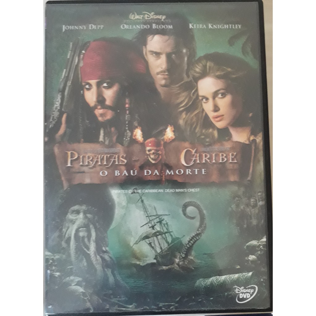 Dvd Piratas Do Caribe O Baú Da Morte Johnny Deep Disney